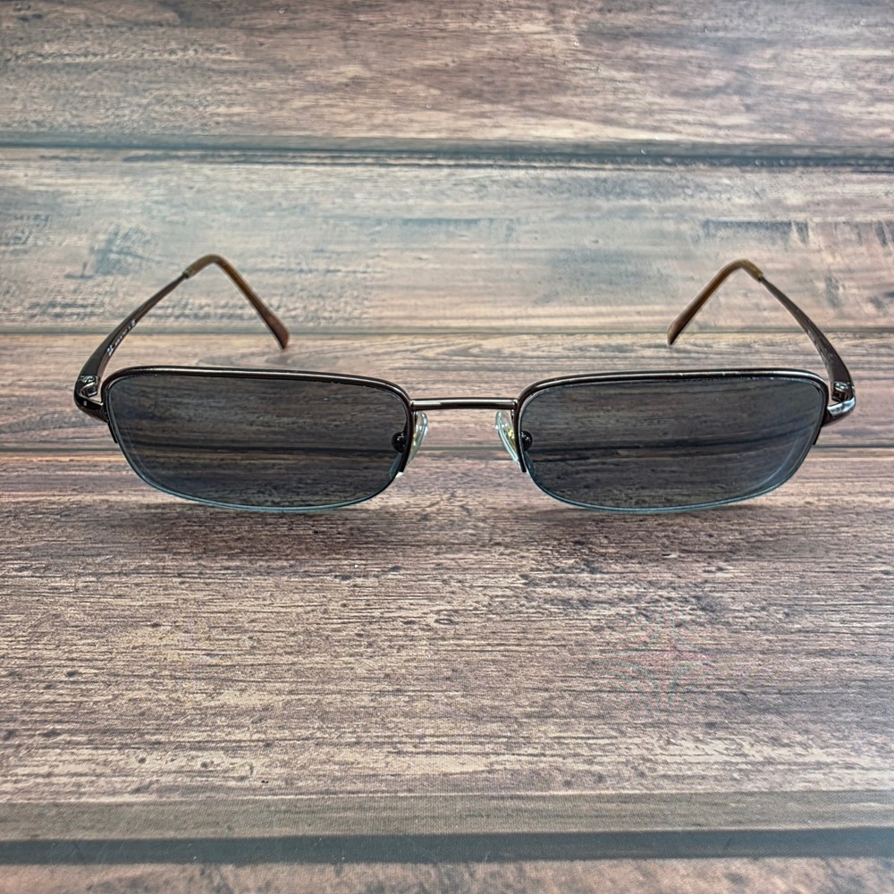 Ray-Ban RB 6061 2511 Brown Metal Rectangular Eyeglasses Frames 52-19 Italy